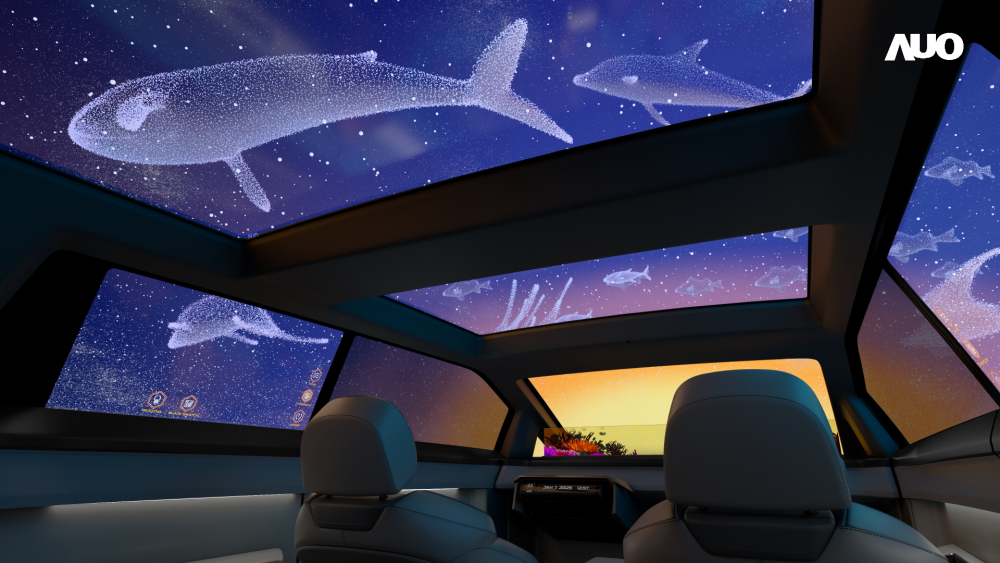 evoҕӍ��Smart Cockpit 2025չʾһϵ���I�ȘI���Micro LED Display HMI ��Q���������лþ�ȫ����Ļ(Vitrual Sky Canopy)��ȫ���׶Ȍ����ߴ���͸��Micro LED �@ʾ�����촰�đ��ã�����o߅�H�ĳ���ʽ�w�